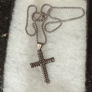 NWT Stainless Steel Cross